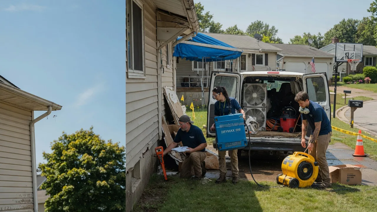 Ceiling Leak Cleanup in Elkhart, IN near me