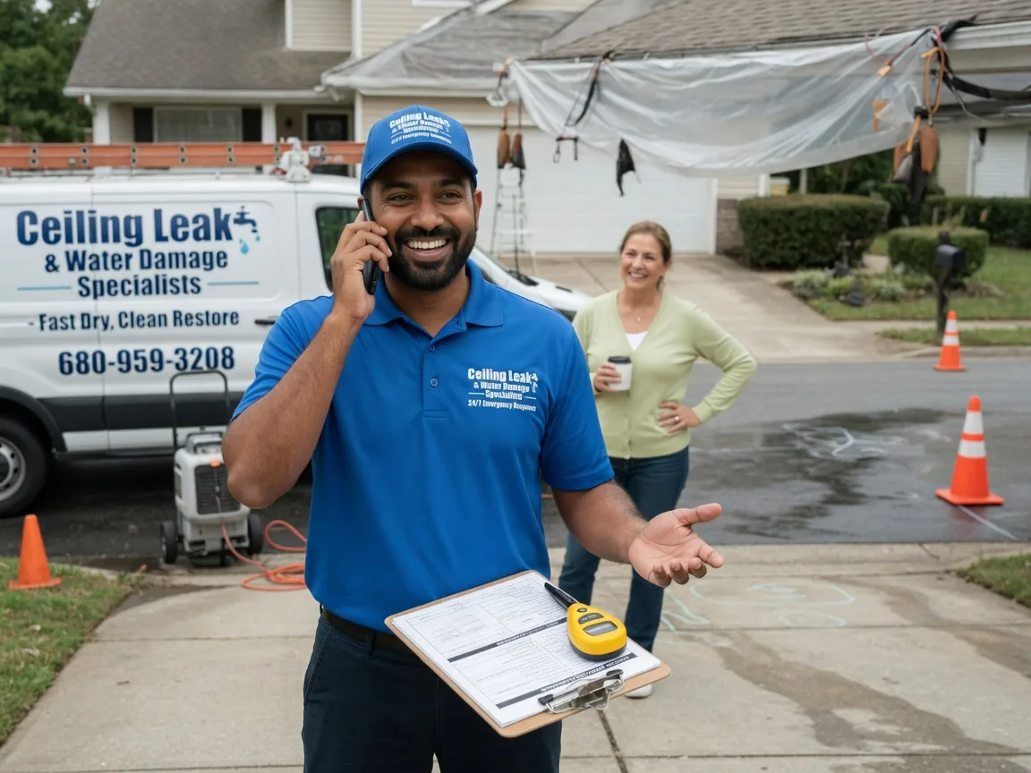 Ceiling Leak Cleanup Elkhart, IN FAQs
